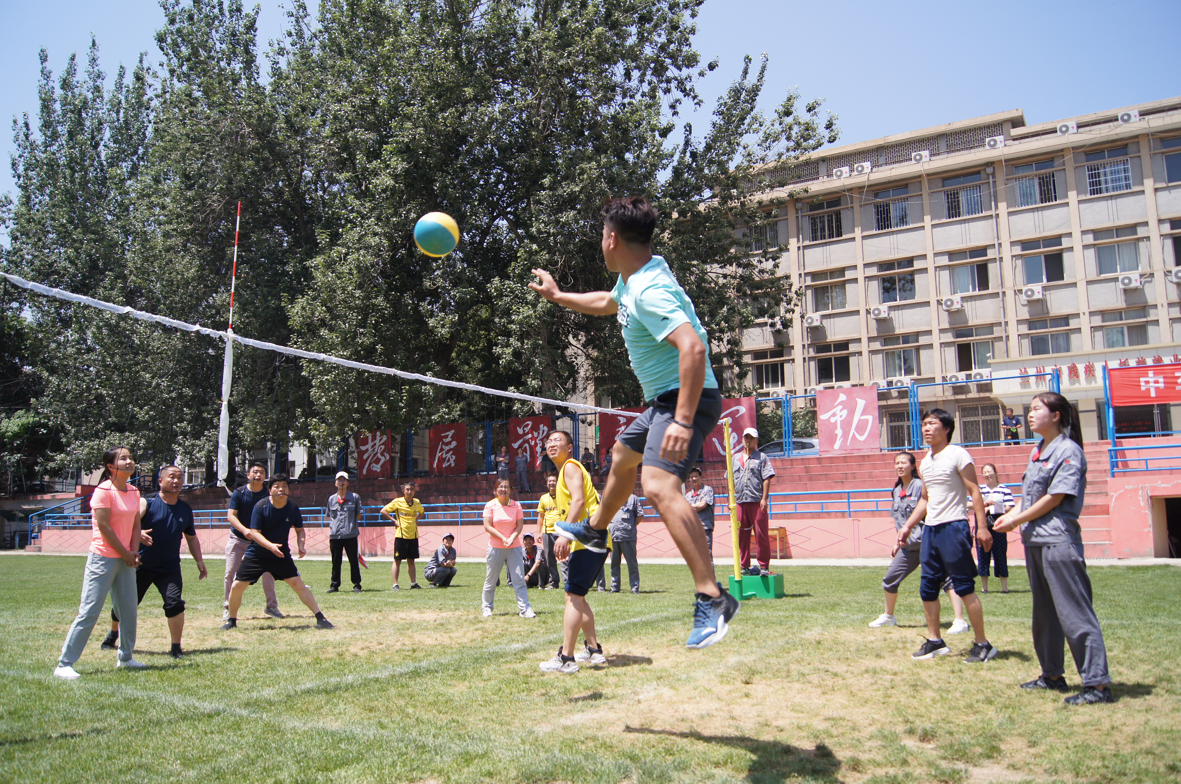 兰州公司气排球比赛