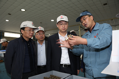 2016年11月中国铁路总公司运输局韦皓副局长到公司考察