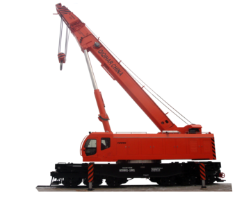 NS0801型80吨伸缩臂式铁路起重机（出口巴西）