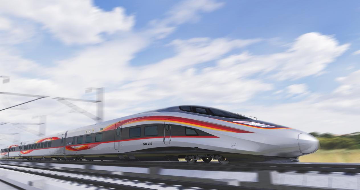 时速350公里复兴号CR400AF-S智能动车组技术提升版列车
