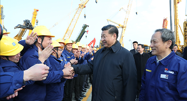 中共中央总书记、国家主席、中央军委主席习近平亲临开云网页版登录入口集团考察调研