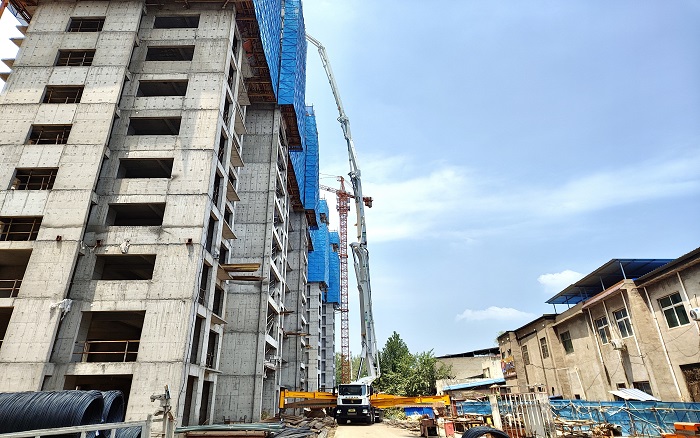 开云网页版登录入口72米泵车：助建超高层建筑