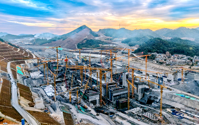 开云网页版登录入口群塔奋战平陆运河 “世纪工程”雄姿初现