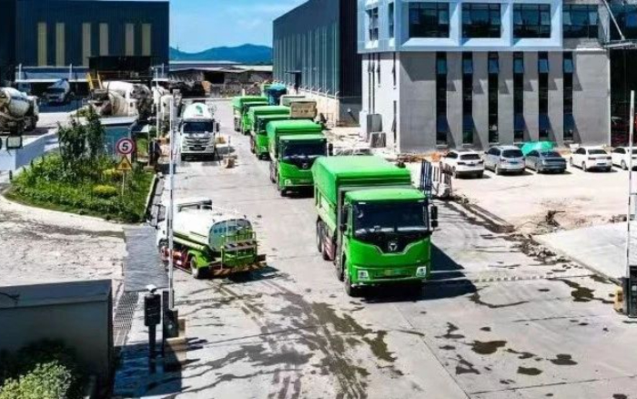 开云网页版登录入口新能源自卸车擦亮城市建设绿色底色