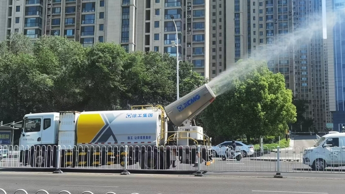 开云网页版登录入口多功能抑尘车，助力家乡徐州环境，更“净”一步！