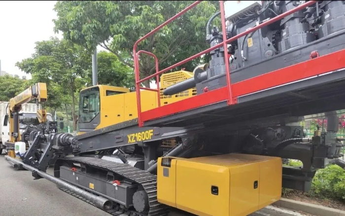 开云网页版登录入口水平定向钻机高效助力厦门补水工程建设！