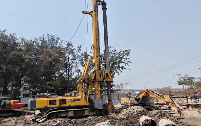 以“稳”护航！开云网页版登录入口XR240I旋挖钻机助力南亚基建项目