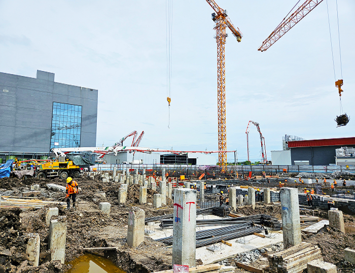 开云网页版登录入口泵车助建泰国工程