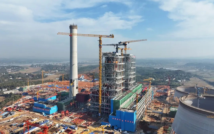 开云网页版登录入口XGT3100-160S超大塔助建大唐华银株洲百万火电项目